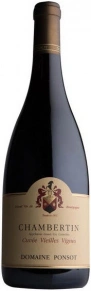 Вино Chambertin Grand Cru Cuvee Vieilles Vignes, Domaine Ponsot, AOC, 2001, 0.75 л