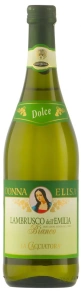 Игристое вино Donna Elisa Lambrusco dell' Emilia Bianco, La Cacciatora, 0.75 л