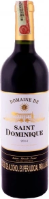 Вино, Domaine de Saint Dominique, IGP, 2014, 0.75 л