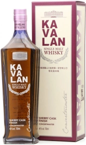 Виски Concertmaster Sherry Cask Finish, Kavalan, 6 месяцев, 0.7 л (п/у)