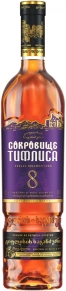 Коньяк Сокровище Тифлиса, 8 лет, 0.5 л (п/у)