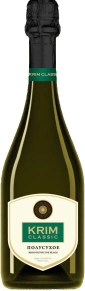 Игристое вино White Demi-Sec, Krim Classic, 0.75 л