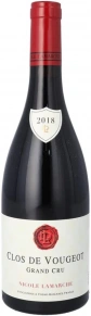 Вино Clos de Vougeot Grand Cru, Nicole Lamarche, AOC, 2018, 0.75 л
