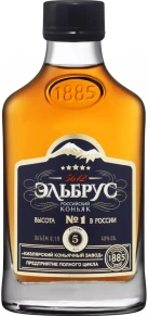 Коньяк Эльбрус, 5 лет, 0.1 л