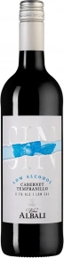 Вино Cabernet-Tempranillo Low Alcohol, Vina Albali, 2024, 0.75 л