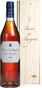 Арманьяк Baron de Sigognac, Baron de Sigognac, Vintage, 1966, 0.7 л (п/у)