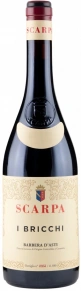 Вино Barbera d'Asti I Bricchi, Scarpa, DOCG, 2022, 0.75 л