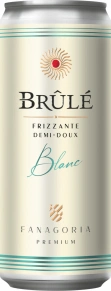 Игристое вино Frizzante Blanc Demi-Doux, Brule, 0.25 л