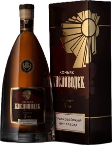 Коньяк Кисловодск, 5 звёзд, 5 лет, 0.5 л (п/у)