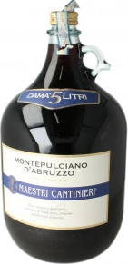 Вино Montepulciano d'Abruzzo, Maestri Cantinieri, DOC, 5 л