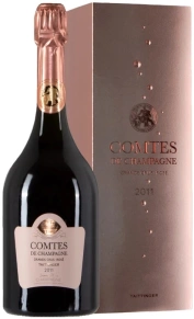 Шампанское Comtes de Champagne Rose, Taittinger, 2011, 0.75 л (п/у)