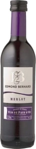 Вино Merlot, Edmond Bernard, IGP, 2022, 0.25 л