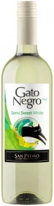 Вино Semi-Sweet White, Gato Negro, 2023, 0.75 л
