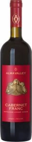 Вино Cabernet Franc, Alma Valley, 2023, 0.75 л
