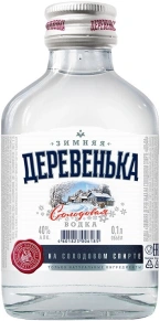 Водка Зимняя деревенька, 0.1 л