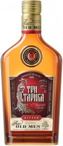 Ликер настойка горькая, Три старика, 0.25 л