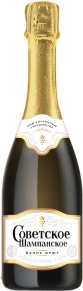Игристое вино Советское шампанское Белое Брют, Симферопольский винодельческий завод, 0.75 л