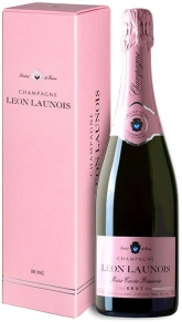 Шампанское Cuvee Reservee Brut Rose, Leon Launois, AOC, 0.75 л (п/у)