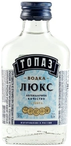 Водка Люкс, Топаз, 0.1 л