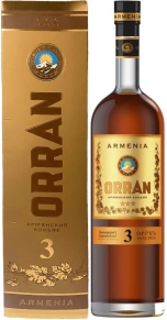 Коньяк Orran, 3 zvezdy, 3 года, 1 л (п/у)