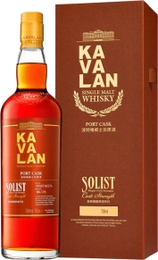 Виски Solist Port Cask, Kavalan, 7 лет, 0.7 л (п/у)