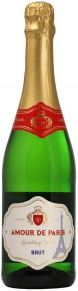 Игристое вино Brut, Amour de Paris, 0.75 л