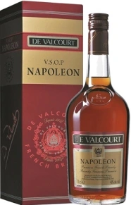 Бренди De Valcourt, Napoleon, 1 год, 0.7 л (п/у)