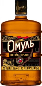 Ликер Медовая с перцем, Омуль, 0.25 л