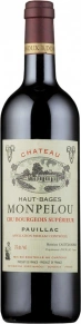 Вино Chateau Haut-Bages Monpelou, AOC, 2016, 0.75 л