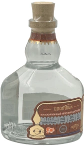Водка Купажированный яблочный дистиллят, Аламбик, 0.5 л