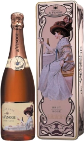 Шампанское Brut Rose, Champagne de Venoge, AOC, 0.75 л (п/у)