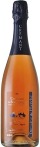 Игристое вино Cremant de Bourgogne Rose, Domaine de l'Eveche, AOC, 0.75 л