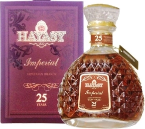 Коньяк Imperial, Hayasy, KS, 25 лет, 0.5 л (п/у)