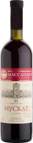 Вино Мускат Розовый, Массандра, 0.75 л