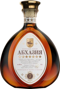 Коньяк Абхазия, KV, 7 лет, 0.5 л