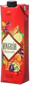 Винный напиток Sangria Tetra Prism, Cruzares, 1 л