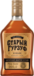 Коньяк Авторский Золотой Купаж, Старый Гурзуф, 4 года, 0.25 л