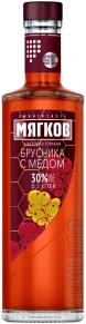Ликер Брусника с Медом, Мягков, 0.5 л