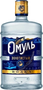 Водка Золотистый, Омуль, ММВЗ, 0.5 л