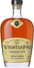 Виски Single Barrel 102126 Rye Cask Strength, WhistlePig, 10 лет, 0.7 л