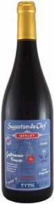 Вино Typic Merlot, Suggestion du Chef, IGP, 2021, 0.75 л