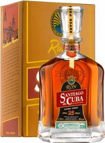 Ром Extra Anejo, Santiago de Cuba, 25 лет, 0.7 л (п/у)