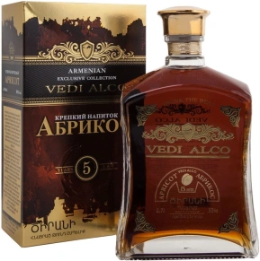 Бренди Apricot, Vedi Alco, VSOP, 5 лет, 0.7 л (п/у)