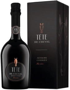 Игристое вино Brut Reserve, Tete de Cheval, 2018, 0.75 л (п/у)