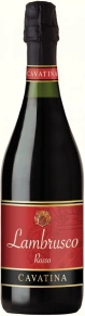 Игристое вино Lambrusco Rosso dell'Emilia, Cavatina, IGT, 0.75 л
