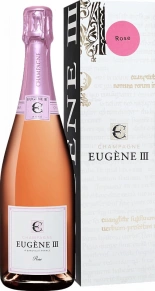 Шампанское Rose Brut, Eugene III, AOC, 0.75 л (п/у)