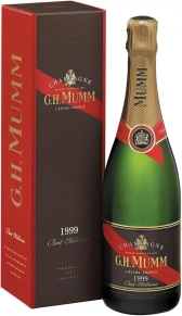 Шампанское Cordon Rouge Brut Millesime, Mumm, AOC, 1999, 0.75 л (п/у)