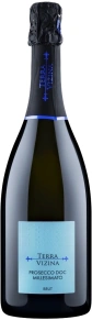 Игристое вино Prosecco Brut Millesimato, Terra Vizina, DOC, 2023, 0.75 л