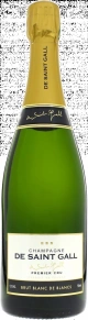 Шампанское Brut Blanc de Blancs Premier Cru, De Saint Gall, 0.75 л