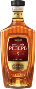 Коньяк Золотой Резерв, VSOP, 5 лет, 0.7 л